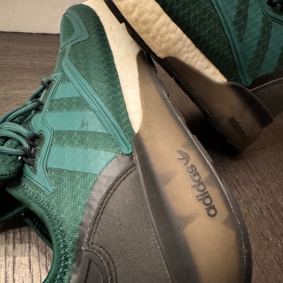 Adidas ZX 2K Boost Men's 10.5 Shoes Collegiate Green-Cloud White GY5808 EUC - Picture 6 of 7